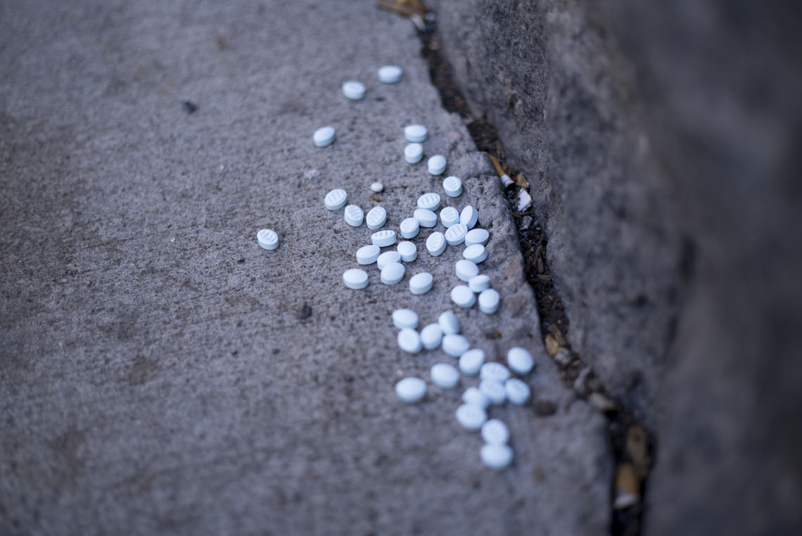  - untitled (one morphine tablet [...] and forty-eight peppermint candy [...] scattered on the ground here and there)
