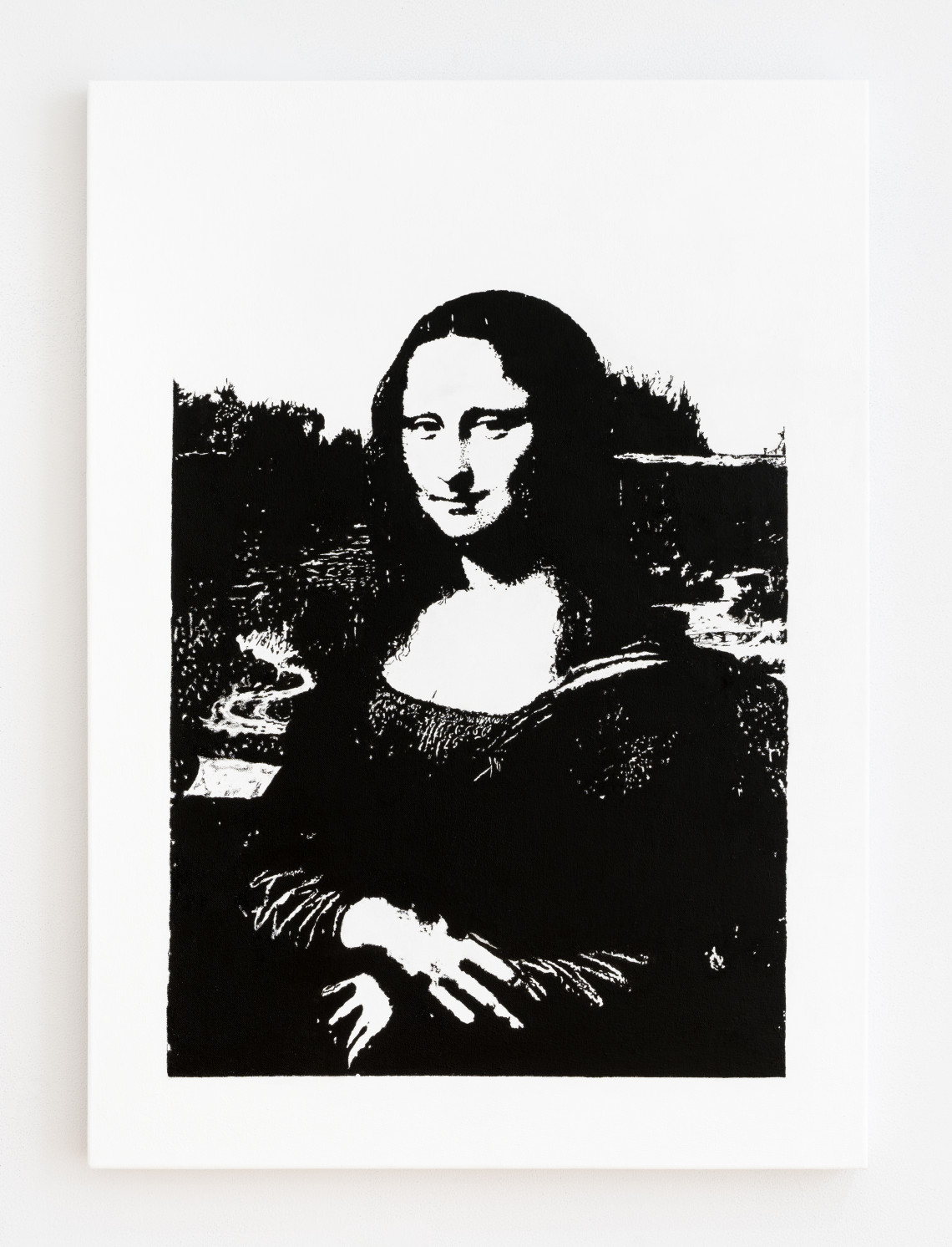  - Sunday B. Morning Andy Warhol (After) Mona Lisa #2 – Black