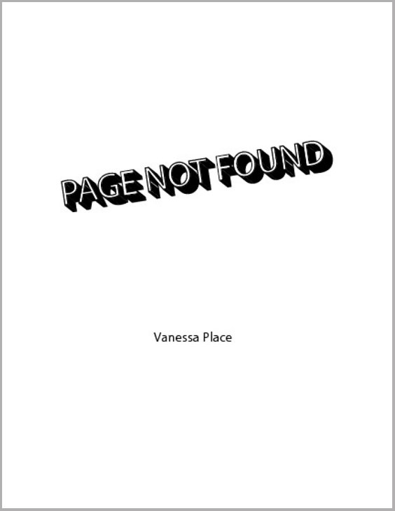  - Page Not Found (2ième édition)