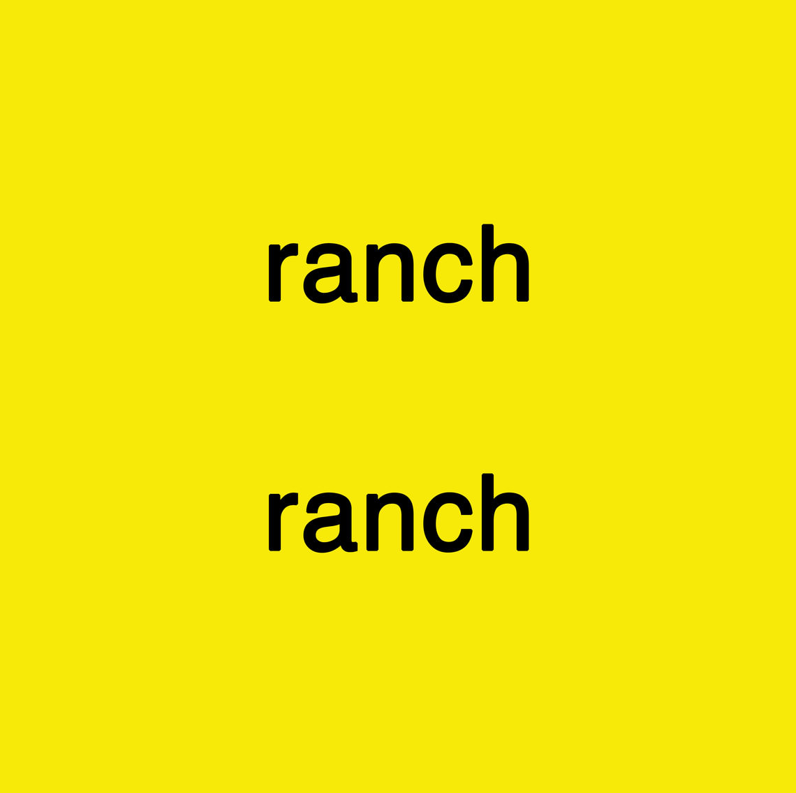  - ranch ranch