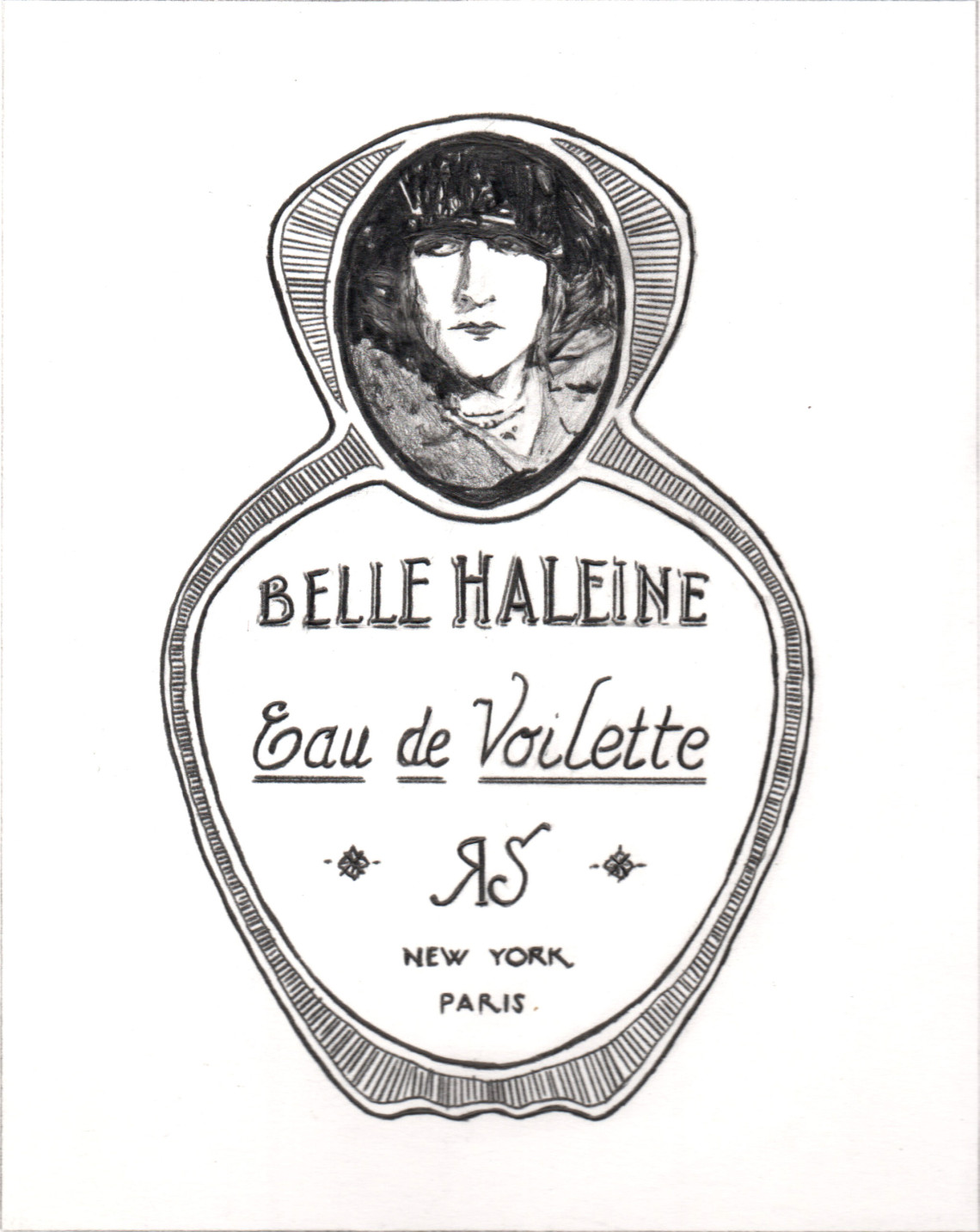  - Rrose Sélavy (Marcel Duchamp) et Man Ray Belle Haleine 1921
