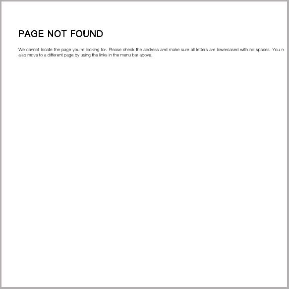  - Page Not Found (1st edition)